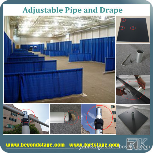Trade Show Booth Backdrop Curtain Poles
